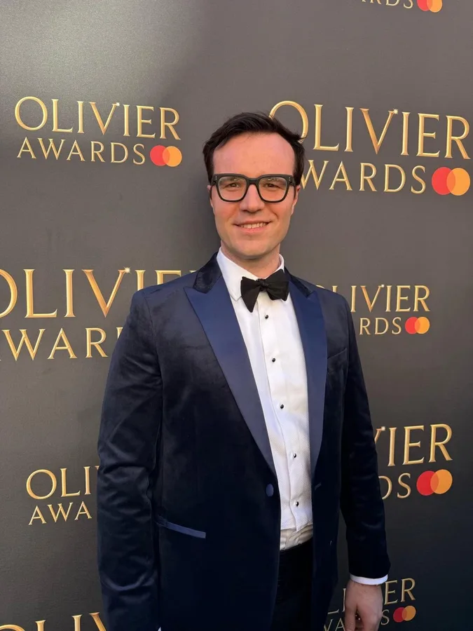 Cameron at the Olivier Awards